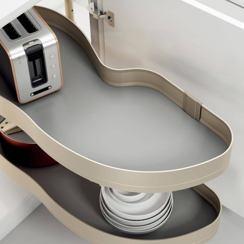 Melora Revolving Saucer - Champagne Gold