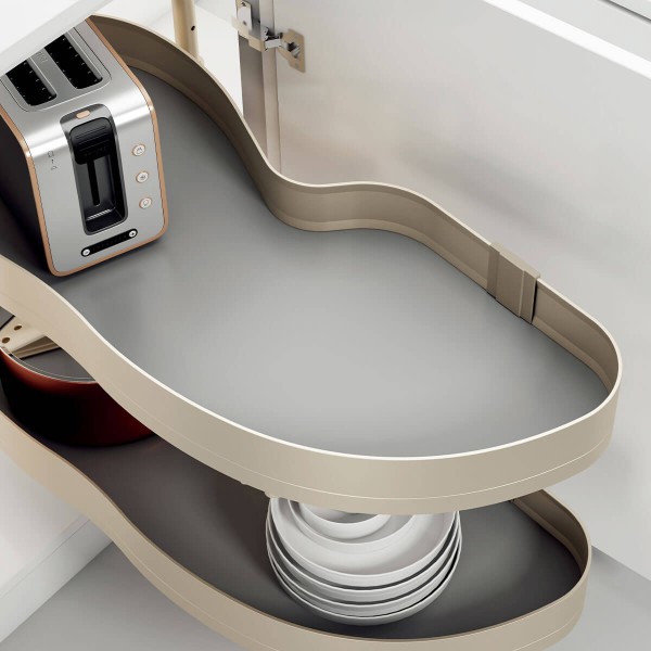 Melora Revolving Saucer - Champagne Gold