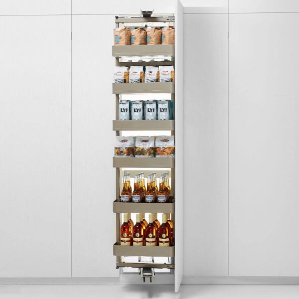 Melora Soft-Close Revolving Tall Unit - Champagne Gold