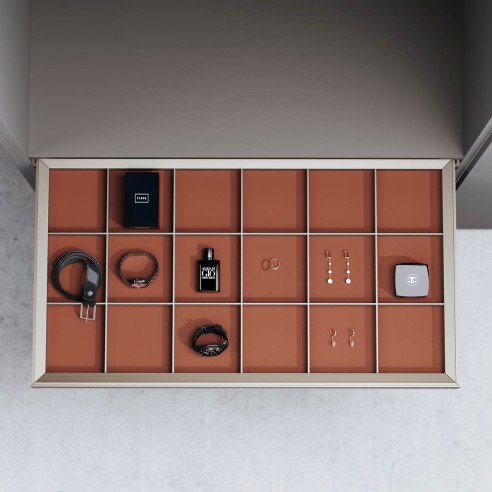 Maverick Soft Close Decorations Shelf - Champagne Gold