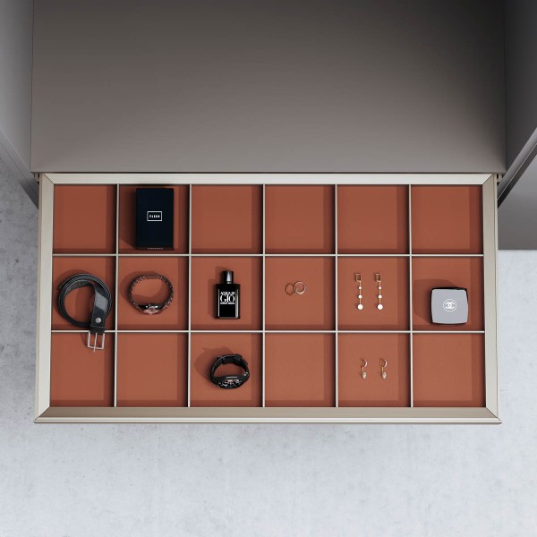 Maverick Soft Close Decorations Shelf - Champagne Gold