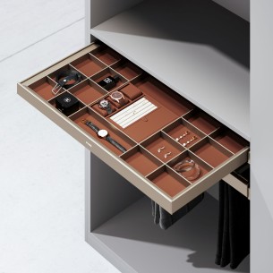 Maverick High-end Soft Close Decorations Shelf Gold