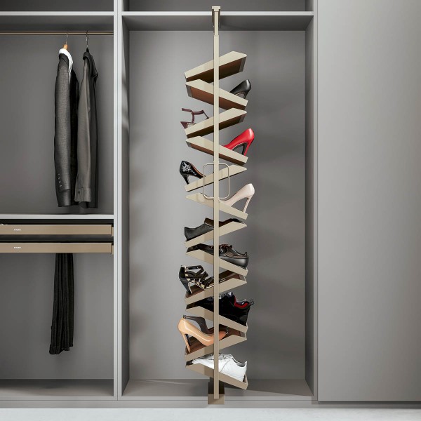 Maverick 360° Rotatable Multi-Layer Shoe Rack Gold