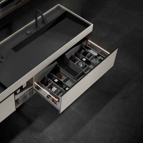 Jane Lighting Glass High-Cut Drawer Box (with...