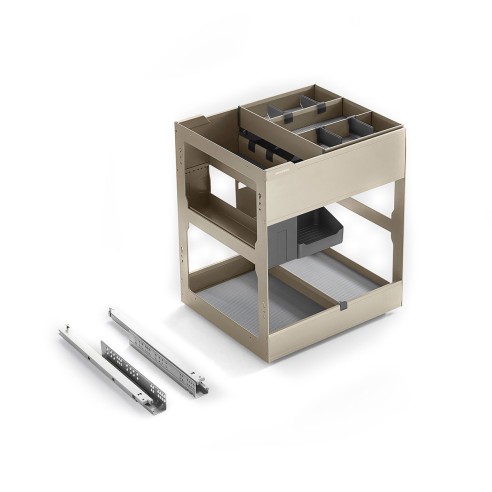 Melora Pull-out Seasoning Basket with Slidable Drawer