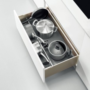 Starke Melora Pull-out Basket For Cookware Grey Gold