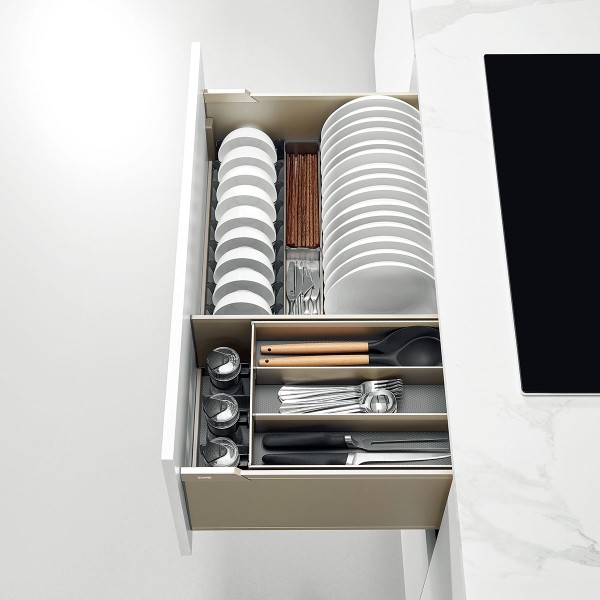 Melora Multifunction Basket With Cutlery Tray