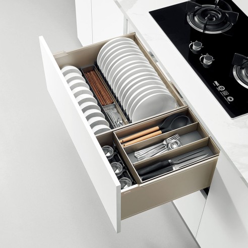 Melora Multifunction Basket With Cutlery Tray