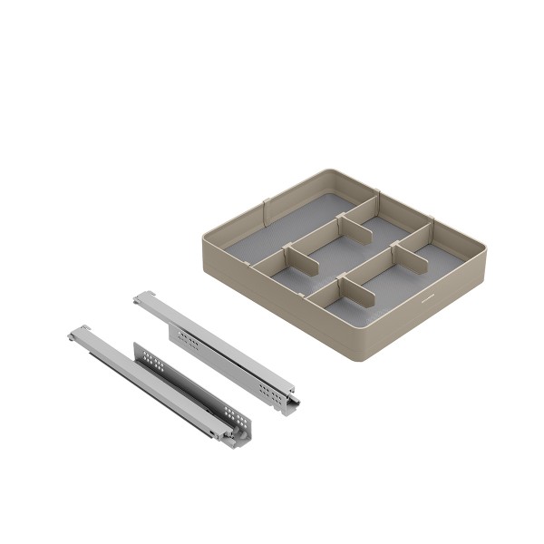 Melora Three-Tier Pull-out Basket with Inner Drawers Gold